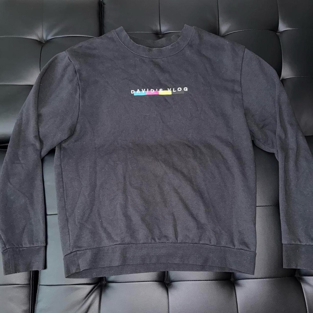 David Dobrik Vlog Squad black crewneck